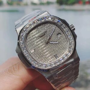 Full Diamond Swiss Men's Patek Philippe Watch ? Dwatch