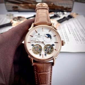 High-End Japanese Patek Philippe Automatic Men's Mechanical Watch With Two Machines 42mm