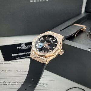 Hublot Premium Orlinski King Gold Full Diamonds Watch 40mm