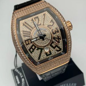 Franck Muller V45 ABF Super Watch With Full Artificial Diamonds 45mm
