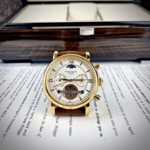 Patek Philippe Japanese Automatic Mechanical Watch In Brown 42mm