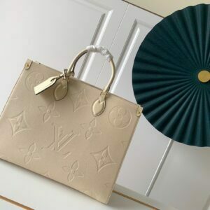 Louis Vuitton Onthego Tote Bag Cream White