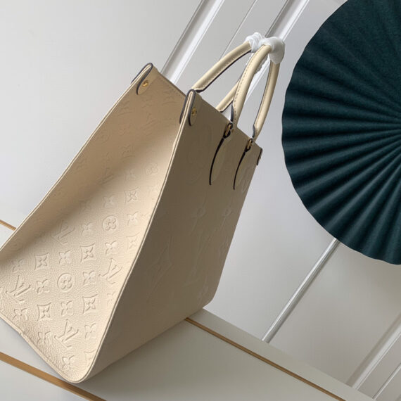 Louis Vuitton Onthego Tote Bag Cream White