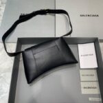 Balenciaga Hourglass Shoulder Bag Black