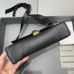 Balenciaga Hourglass Shoulder Bag Black