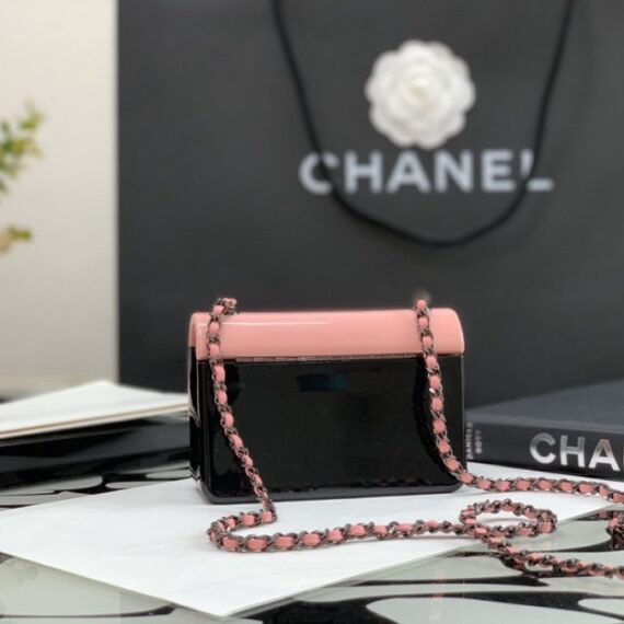 Chanel Mini Evening Bag Black/Light Pink