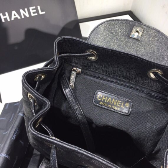 Chanel Backpacks Black