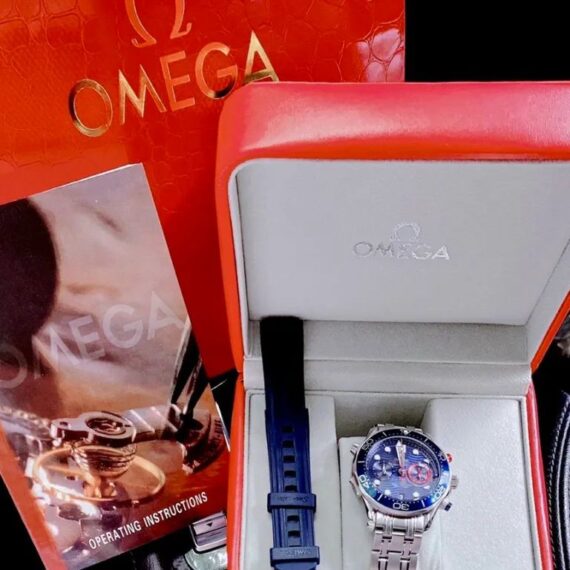Omega Seamaster Automatic Men's Watch rubber band 42mm