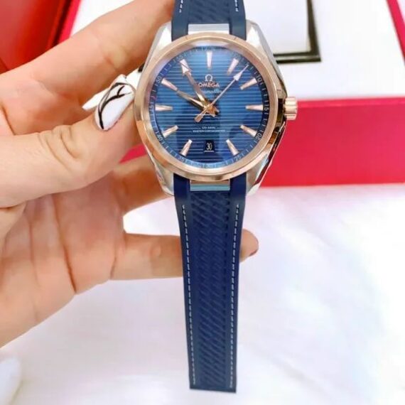 Omega Blue rubber band Omega Seamaster Constellation mechanical movement 40mm