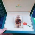 Rolex Japan Watch 36mm Rose Gold Metallic Band