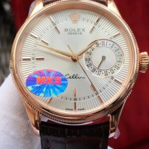 Rolex Cellini Leather Watch 41mm Swiss