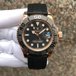 Rolex Yacht Master Japanese Rubber Band Men's Automatic Watch 40mm Rose Gold