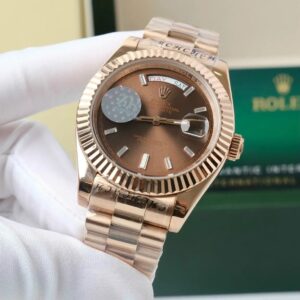 Rolex Day-Date Men's Watch with Chocolate dial 40mm