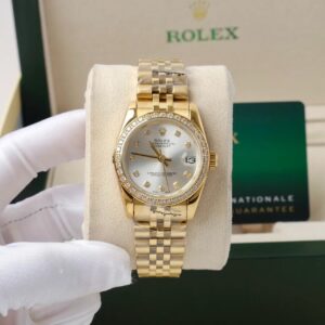 Rolex Datejust Women'S Watch With 31Mm Gold Mechanical Stones