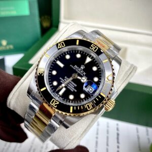 Rolex Submariner Automatic Japanese Demi Gold Men'S Watch 41Mm
