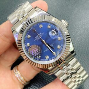 Rolex DateJust Japanese Men's Watch Blue Dial 38/41mm