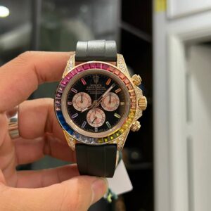 Rolex Daytona Rainbow ETA 7750 Swiss Watch 42mm