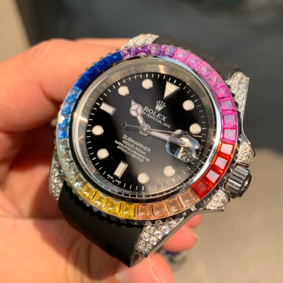 Rolex Submariner Men'S Watch With 7 Rainbow Colors