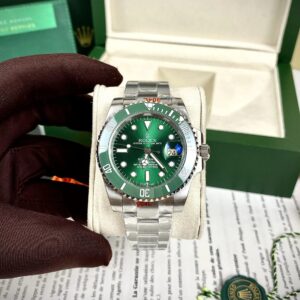 Rolex Submariner Men'S Watch With Green Dial 41Mm