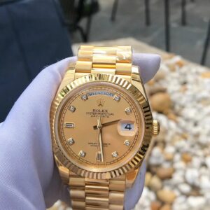 Rolex Day Date Fullgold 18K Gold Plated Men'S Watch