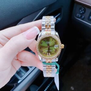 Rolex DateJust Women's Watch with 31mm Japanese rhinestones