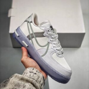 Air Force 1 Low React Qs Light Bone Cq8879-100 Men And Women Size From US 5.5 To US 11