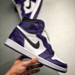 Air JD 1 "court Purple" 555088-500 Men And Women Size From US 5.5 To US 11