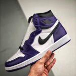 Air JD 1 "court Purple" 555088-500 Men And Women Size From US 5.5 To US 11