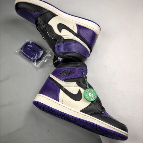 Air JD 1 Court Purple 555088-501 Men And Women Size From US 5.5 To US 11