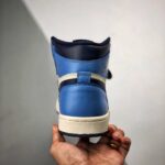 Air JD 1 High Og "obsidian" 555088-140 Men And Women Size From US 5.5 To US 11