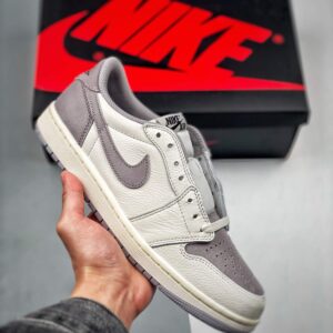 Air JD 1 Low Og Atmosphere Grey Cz0790-101 Sneakers For Men And Women