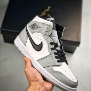 Air JD 1 Mid "light Smoke Grey" 554724-092 Men And Women Size From US 5.5 To US 11