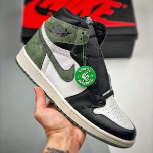 Air JD 1 Retro High Clay Green 6 Rings 555088-135 Men And Women Size From US 5.5 To US 11