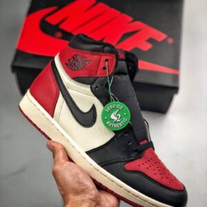 Air JD 1 Retro High Og Bred Toe 555088-610 Men And Women Size From US 5.5 To US 11