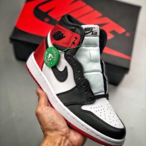 Air JD 1 Retro High Satin Black Toe Cd0461-016 Men And Women Size From US 5.5 To US 11