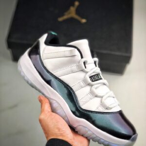 Air JD 11 Low "emerald" 528895-145 Men And Women Size From US 5.5 To US 11