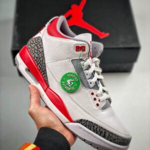 Air JD 3 Retro Fire Red Dn3707-160 Men And Women Size From US 5.5 To US 11