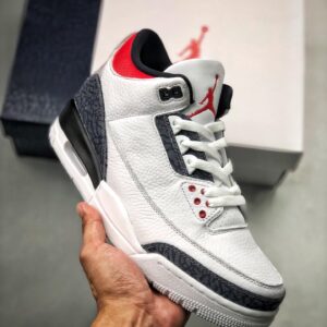 Air JD 3 Retro Se Denim Fire Red Cz6431-100 Men And Women Size From US 5.5 To US 11