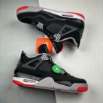 Air JD 4 "bred" 308497-089 Men And Women Size From US 5.5 To US 11