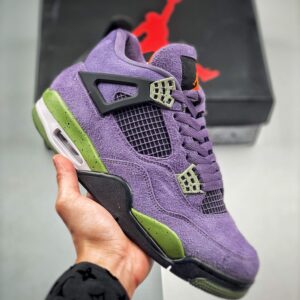 Air JD 4 Retro Canyon Purple Aq9129-500 Sneakers For Men And Women