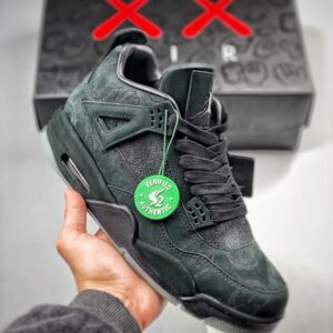 Air JD 4 X Kaws Black 930155-001 Men And Women Size From US 5.5 To US 11