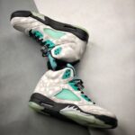 Air JD 5 "island Green" Cn2932-100 Men And Women Size From US 5.5 To US 11
