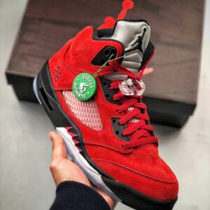Air JD 5 "raging Bull" Dd0587-600 Men And Women Size From US 5.5 To US 11