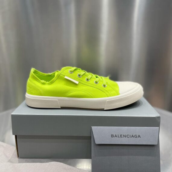 Balenciaga Paris "green" Sneakers For Men And Women