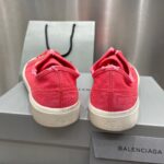 Balenciaga Paris "red" Sneakers For Men And Women