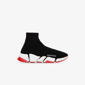 Bl Speed 2.0 Recycled Knit Trainers Bicolor Transparent Sole In Black For Men And Women Size From US 7 - US 11