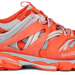 Bl Track Orange Grey Shoes  For Men And Women Size From US 7 - US 11