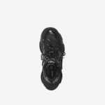 Bl Triple S Allover Logo Black Shoes For Men And Women Size From US 7 - US 11