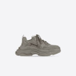 Bl Triple S Trainers Allover Logo In Beige For Men And Women Size From US 7 - US 11