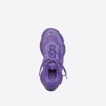 Bl Triple S Trainers Clear Sole In Purple For Men And Women Size From US 7 - US 11